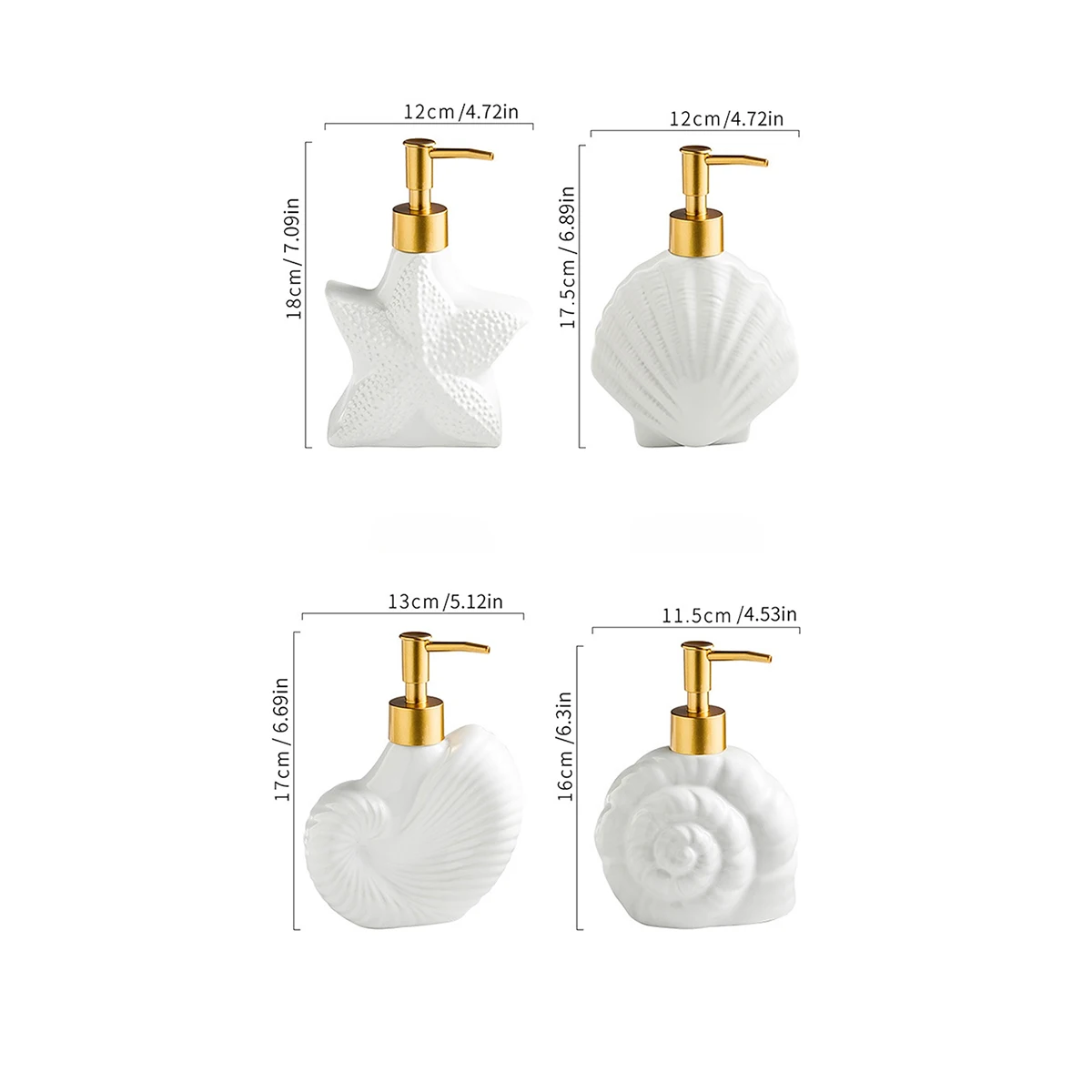 Creative Retro Style Ceramic Push-Type Soap Dispenser With Pump, Hand Soap Bottle, Suitable For Bathrooms Kitchens And Toilets