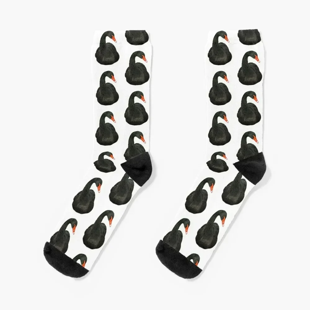 

Black Swan Socks moving stockings golf Soccer football Socks For Women Men's
