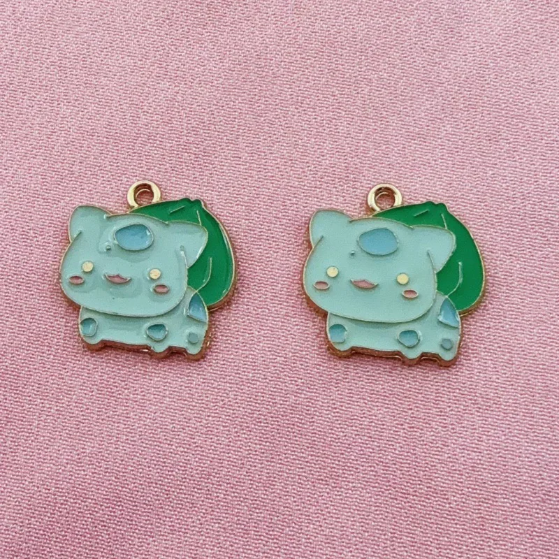 10pcs Cartoon Drip Oil Jewelry Accessories Handmade DIY Bracelet Pendant Keychain Phone Pendant view 3