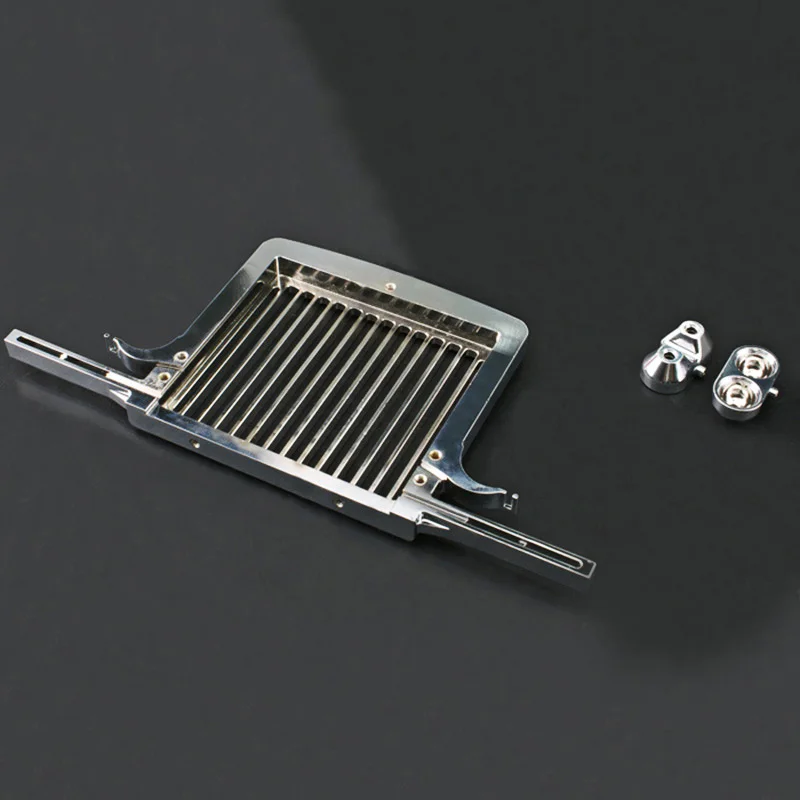 LESU Metal Front Grille Bumper for 1/14 TAMIYA RC King Hauler Grand Hauler Tractor Truck DIY Model Car