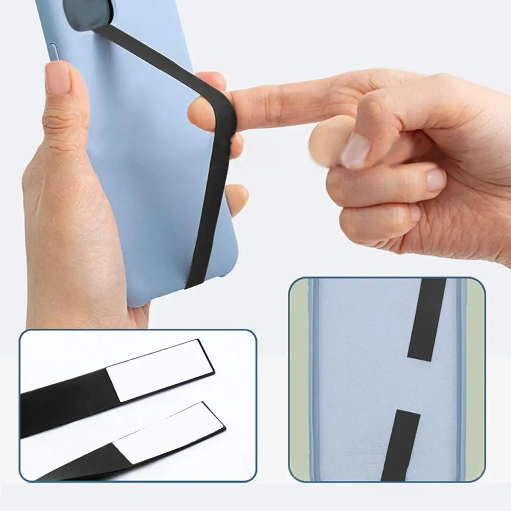 

Портативный силиконовый ремешок для телефона, эластичный мягкий чехол для телефона, браслет, красочный ремешок для телефона, аксессуары для телефонов