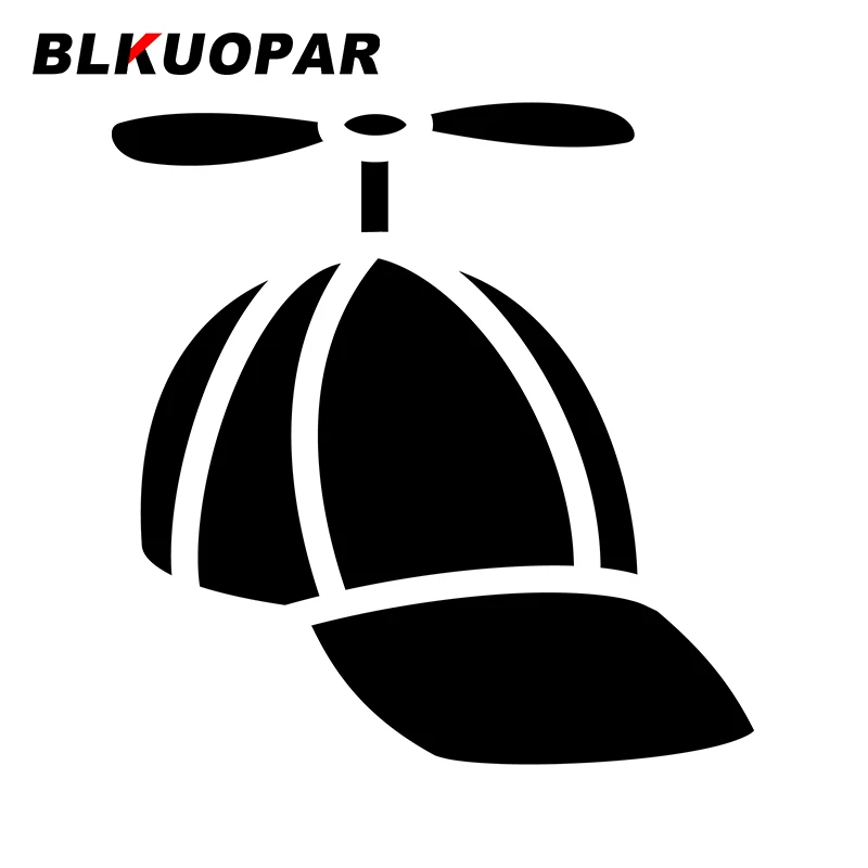 BLKUOPAR For Propeller Beanie Car Stickers Graffiti Creative Decals Simple Scratch-Proof Refrigerator Helmet Decor Car Goods