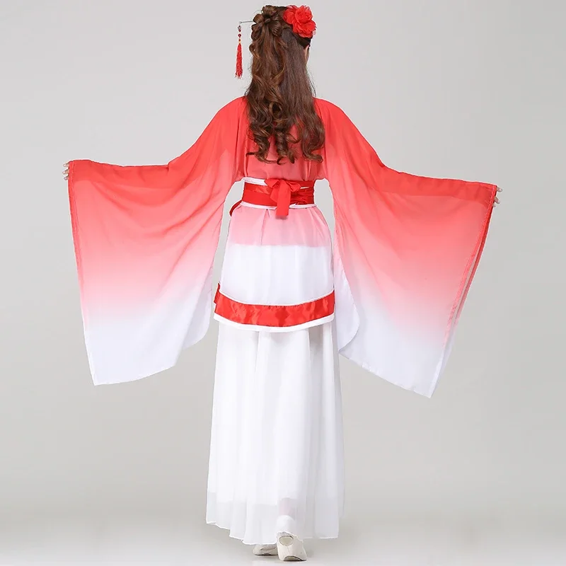 Retro style women's clothing, ancient Hanfu improvement, student Chinese style suit