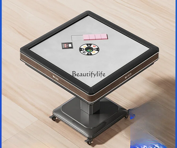 Special table poker machine] Automatic card dealing and shuffling machine Table folding