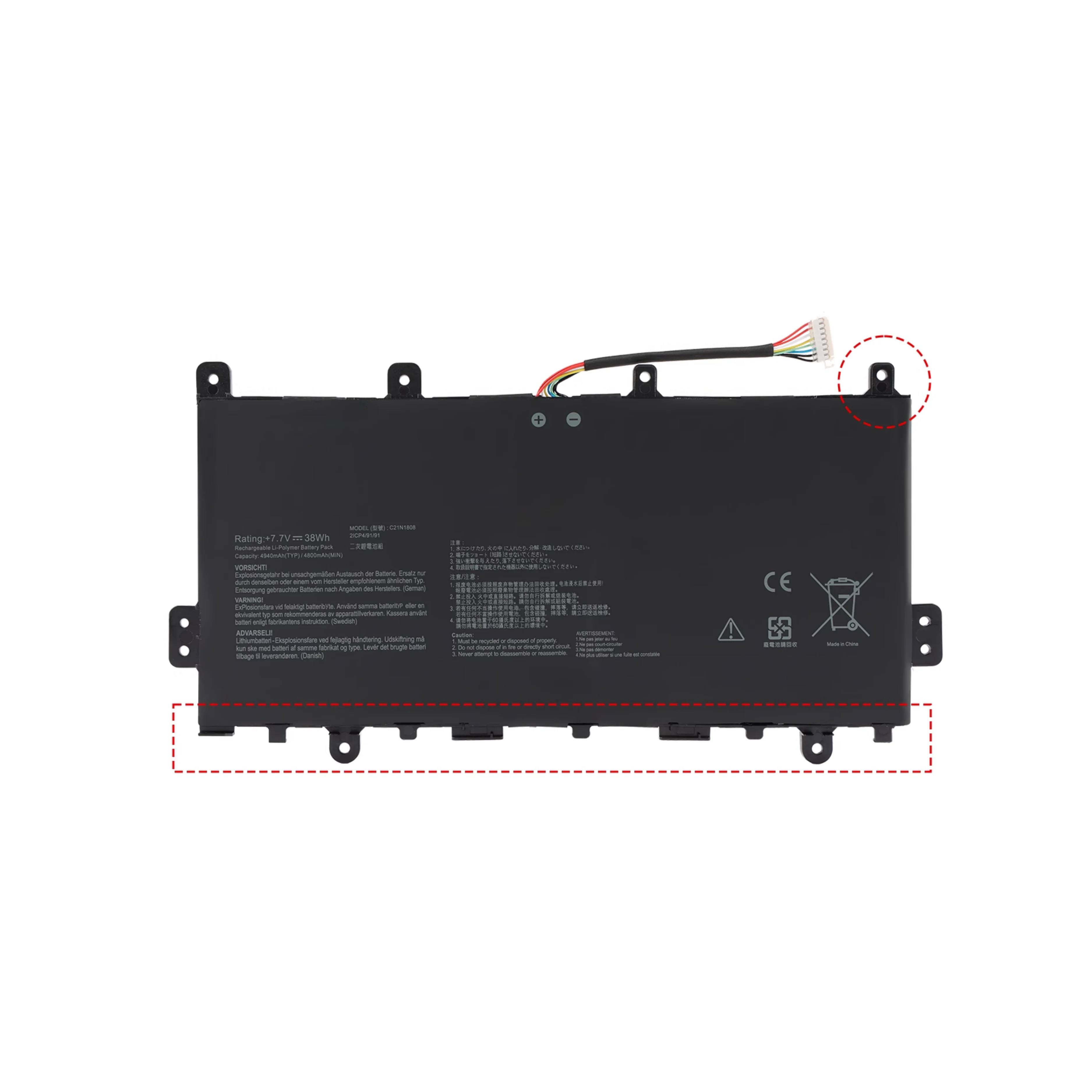 For C21N1808 Chromebook C523NA C423NA