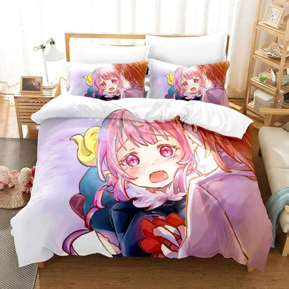 Anime Miss Kobayashis Dragon Maid Bedding Set Bedroom Soft Modern Bedspreads Comefortable Duvet Cover Quilt Cover And Pillowcase