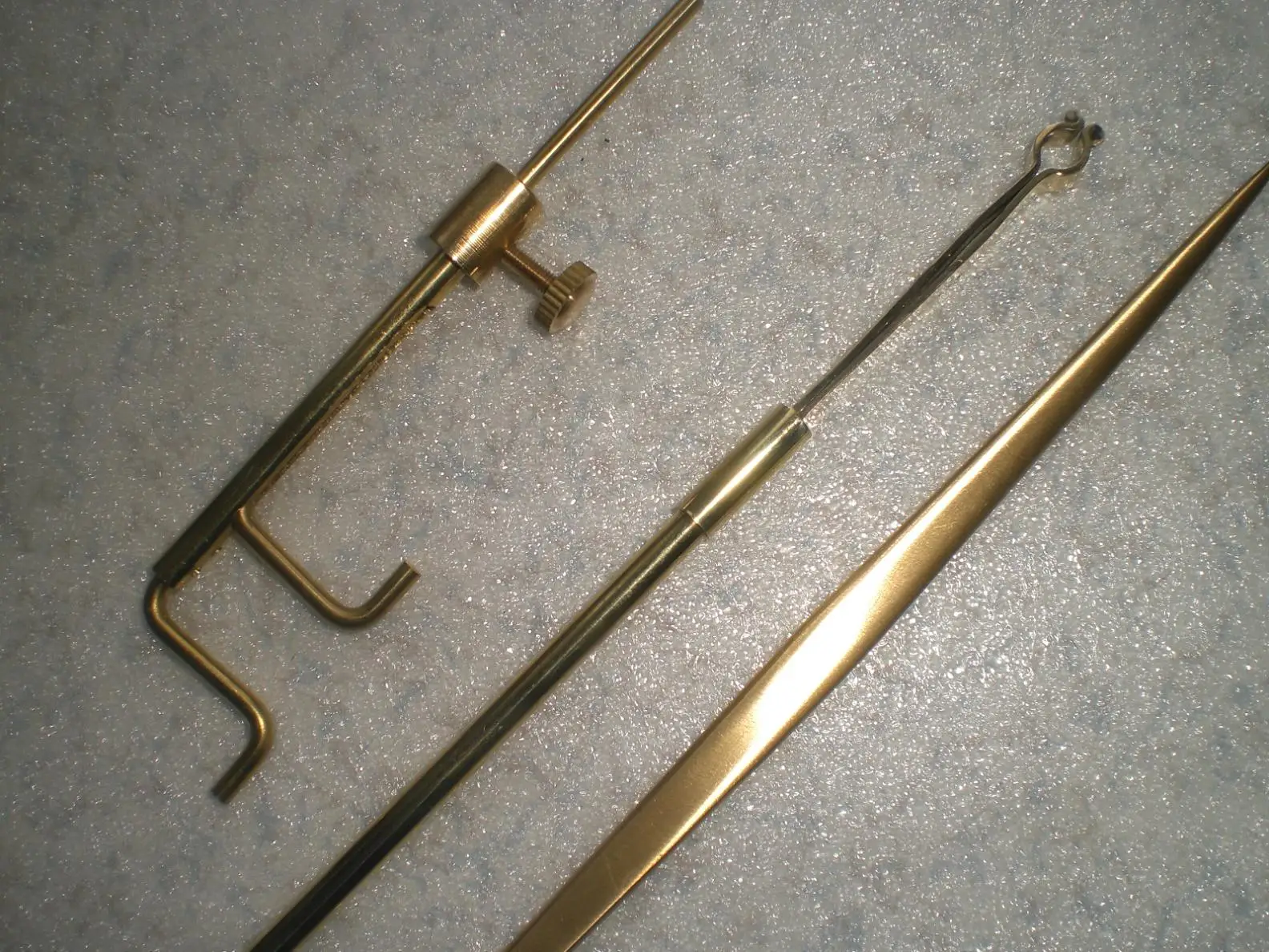 Luthier Tool Brass Violin Tool Sound Post Setter and Retrevier and Sound Post Gauge 3PCs Each Set