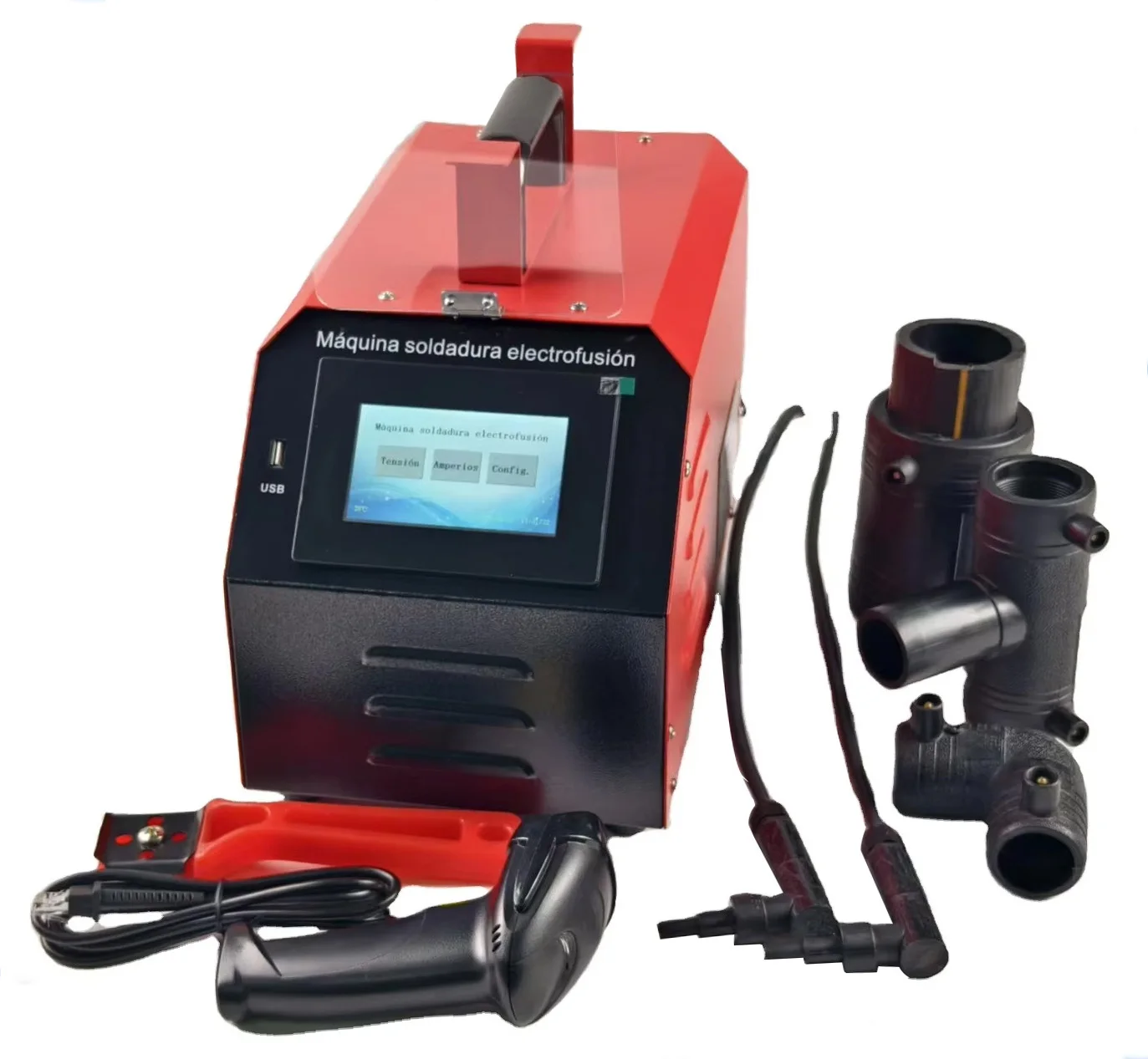 315mm 400mm 630mm 800mm 1000mm HDPE Electrofusion Welding Machine for Pipe Fittings Welding 3.6kW
