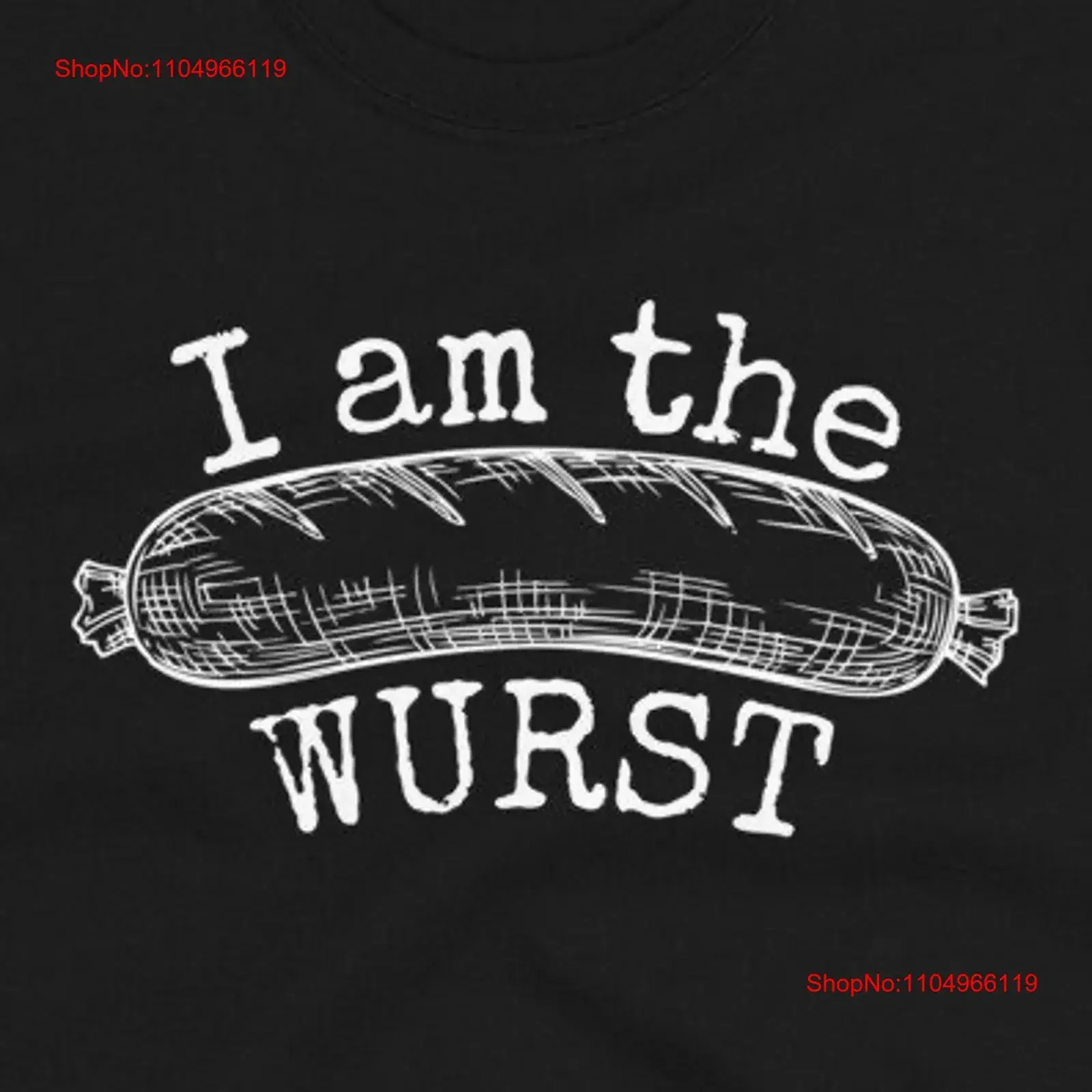 

Забавная футболка с колбасой I am the Wurst, футболка Butcher Maker, домашняя винтажная стираная удобная повседневная универсальная растянутая мужская графика