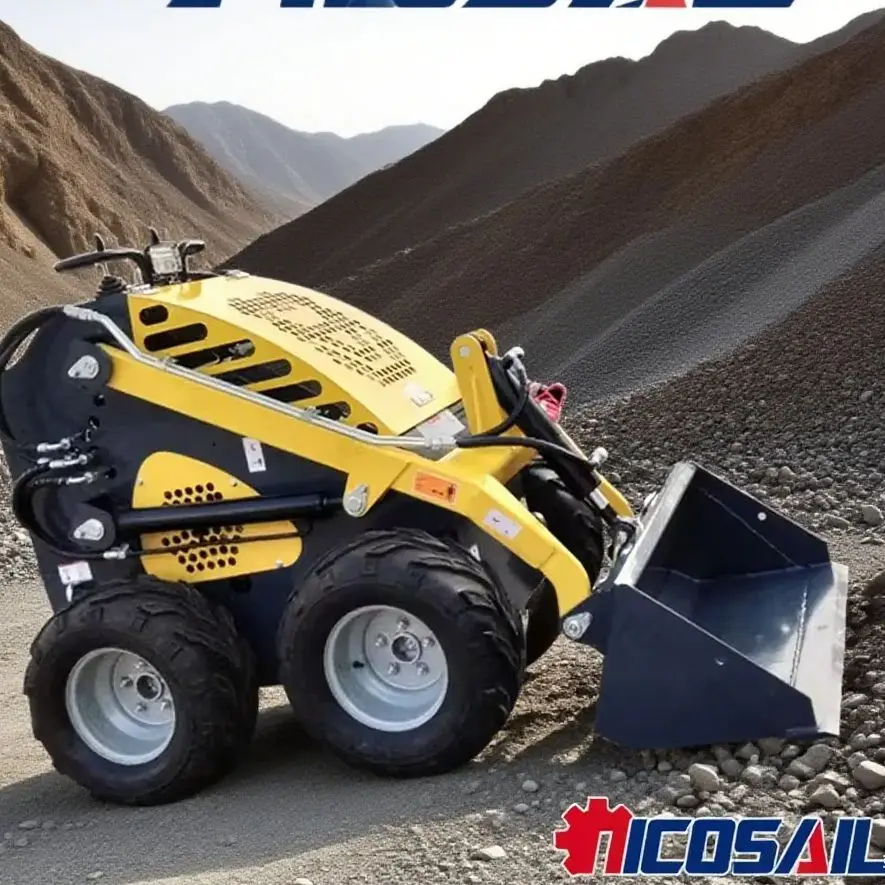 

High performance custom skid steer loader EPA diesel 25 horsepower mini skid steer loader