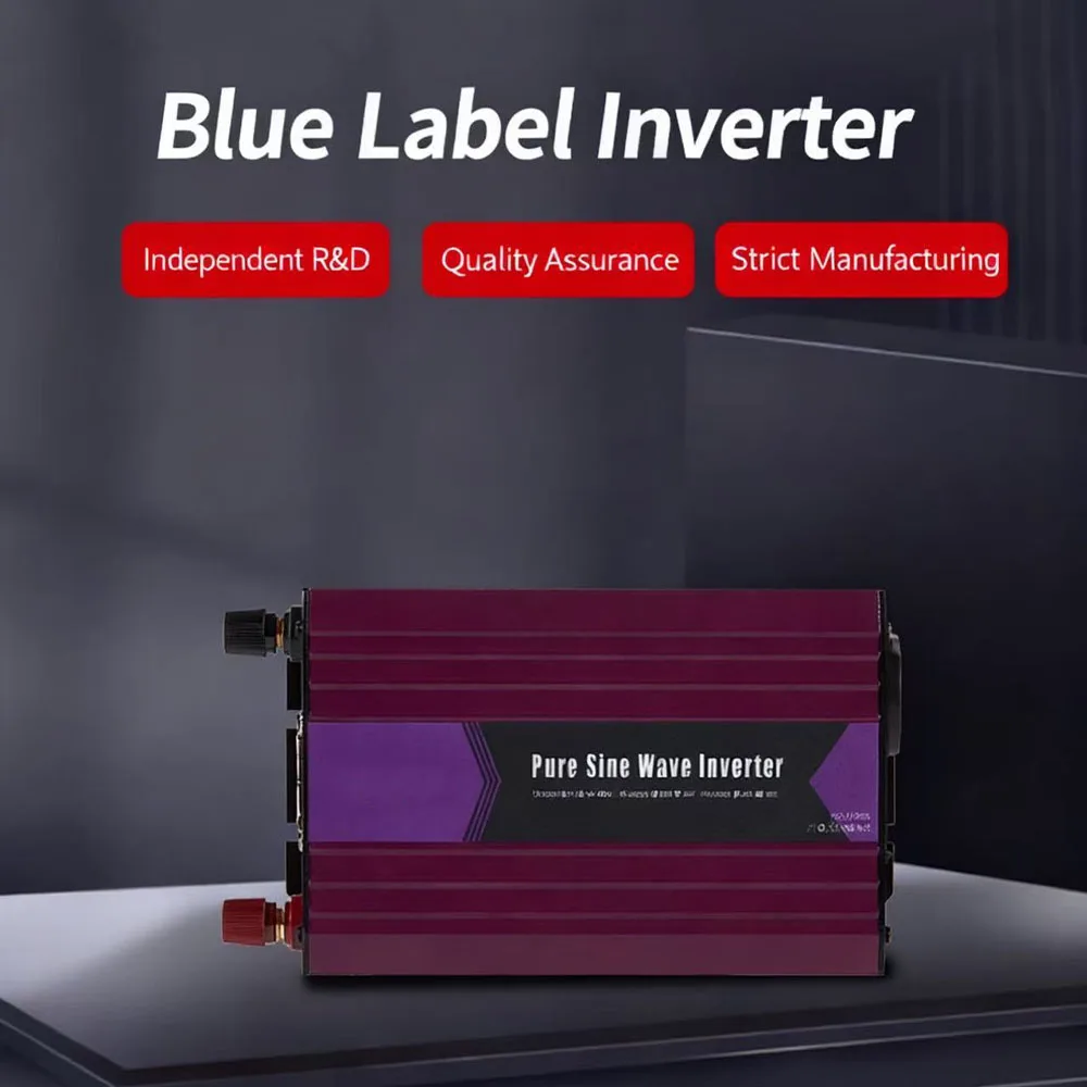 

Vehicle Household Solar Pure Sine Wave Inverter 1KW-20KW 12V/24V/48V To 220V High Efficiency Power Converter