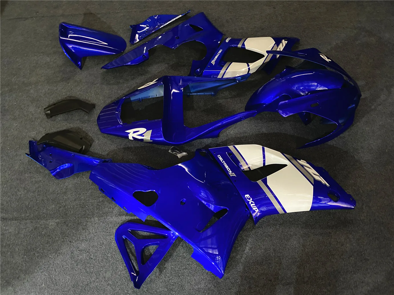 Motorcycle Fairing kit fits Yamaha YZF1000 00 01 R1 2000 2001 Fairing Black Blue motorcycle guard all new