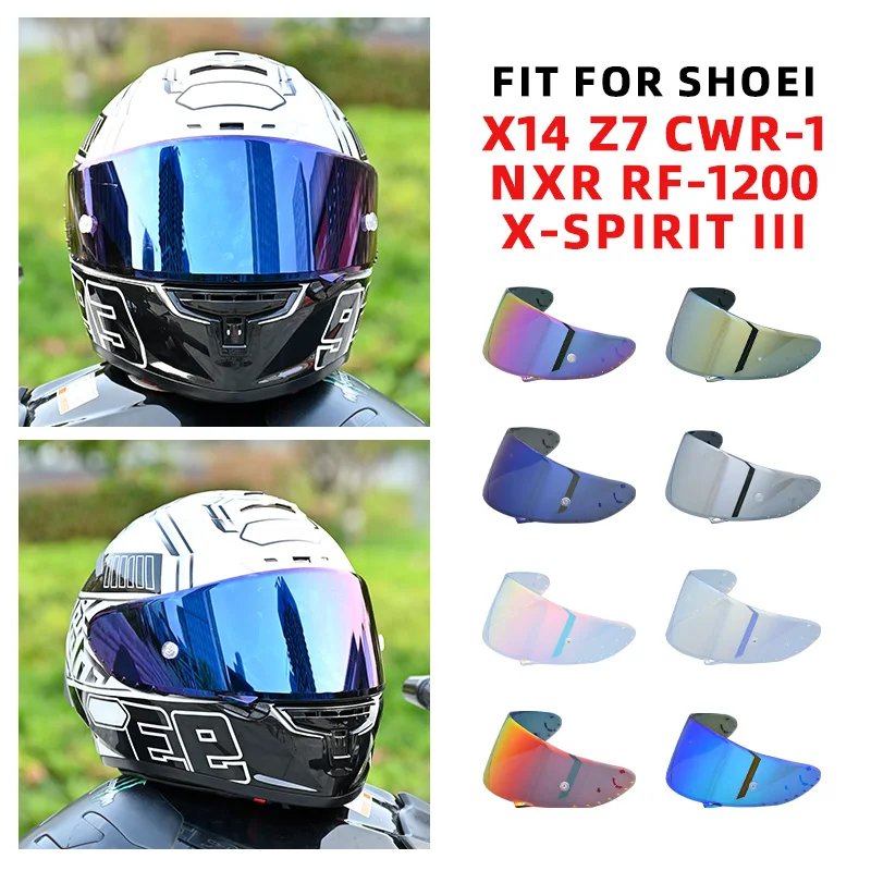 Helmet Visor Fit for SHOEI X-14 X14 Z-7 Z7 CWR-1 CWR1 NXR RF-1200 RF1200 X-Spirit III XSpirit 3 X-Fourteen RYD CWR-F CWRF RF-SR