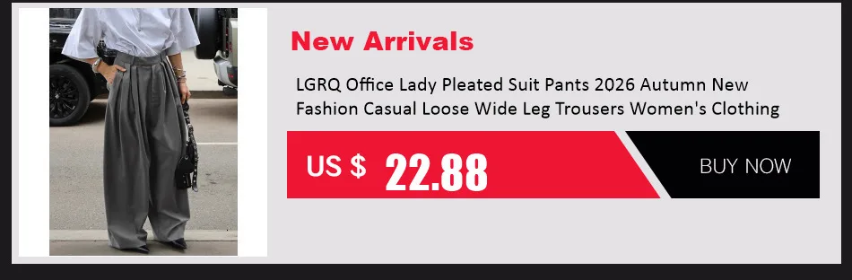 LGRQ Office Lady Casual Trousers Elastic High Waisted Striped Fashionable Wide Leg Pants 2026 Summer New Women's 19DB1959
