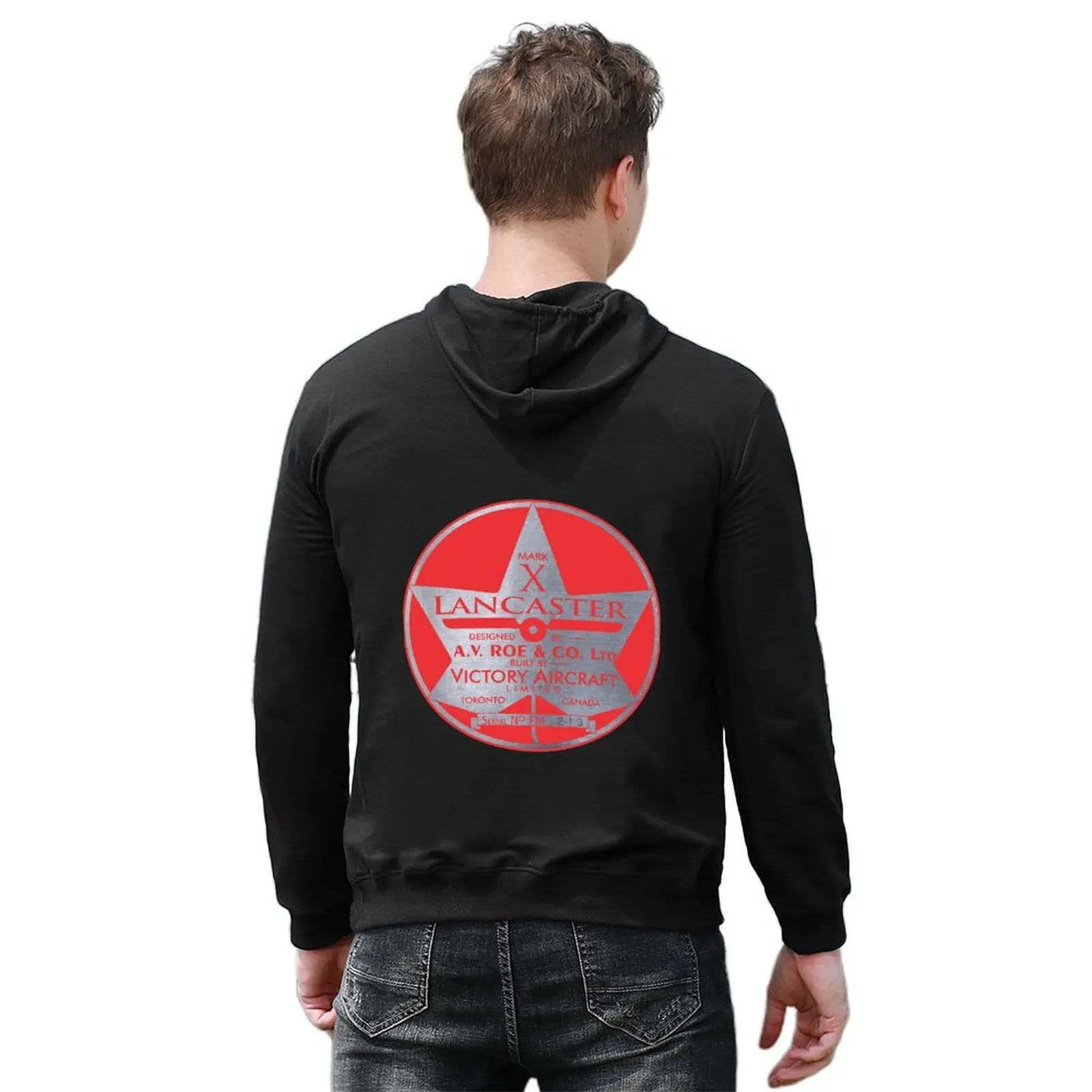 Lancaster FM213 Sudadera con capucha para hombre, ropa de anime, ropa para hombre, ropa coreana, nueva camiseta con capucha