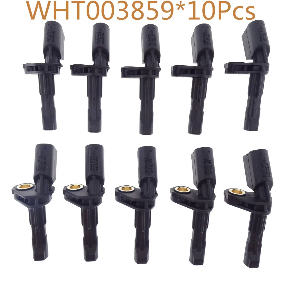 10Pcs WHT003859 ABS Wheel Speed Sensor For Audi A1 A3 S3 Q3 TT VW Golf MK6 Passat B6 Bettle Caddy Jetta Skoda Seat WHT 003 859