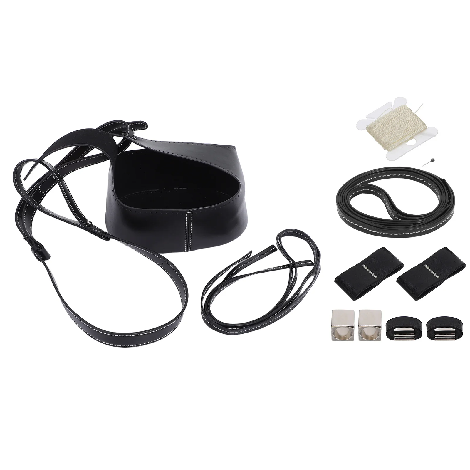 

1Set Handwoven DIY Bucket Bag Kit Drawstring Closure Lightweight Crossbody Purse for Women Summer Travel Casual Gatherings