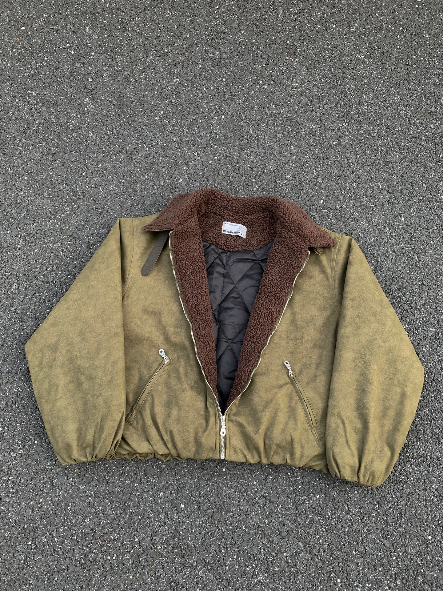 Thiened الدفء بولي Leather الجلود Jaet الرجال الشتاء عادية Sle الرجعية الأمريكية القطن معطف ort واسعة القرد العصرية ملابس خارجية