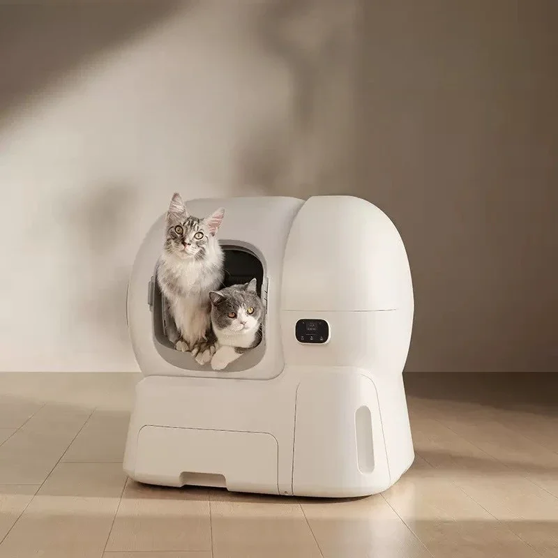 Smart cat toilet automatic cat litter box oversized automatic sand replenishment one-click cleaning