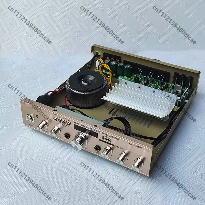 220V Household KTV Amplifier Module 5CH Audio Amp Equipped With Ring Transformer For Home Theater Speaker System Accessories