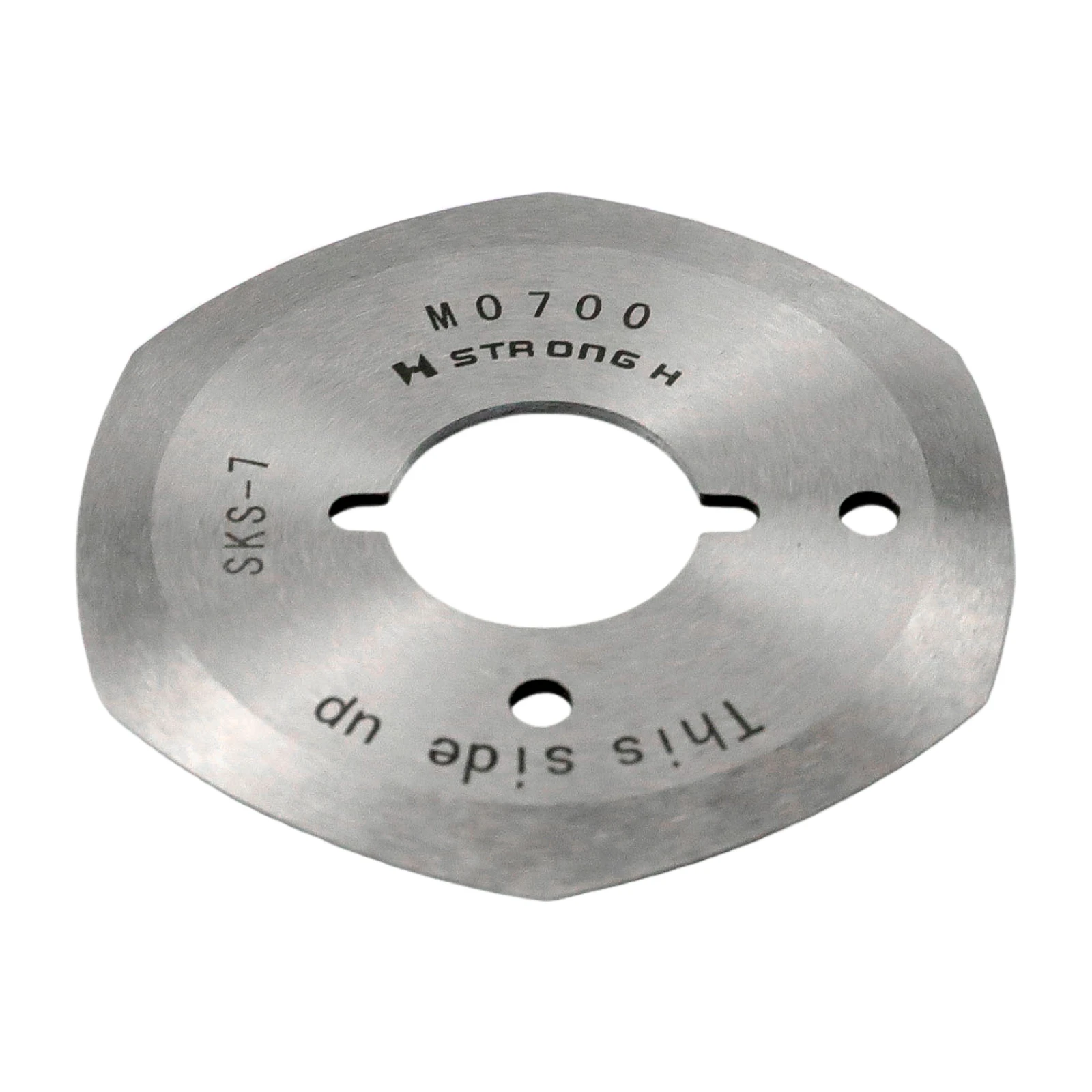 M0700 (6) 6-Side Round Metal Blade 50mm (2 inch) For Rotary Fabric Cutting Machine Made By Super Alloy Steel (2PCS)