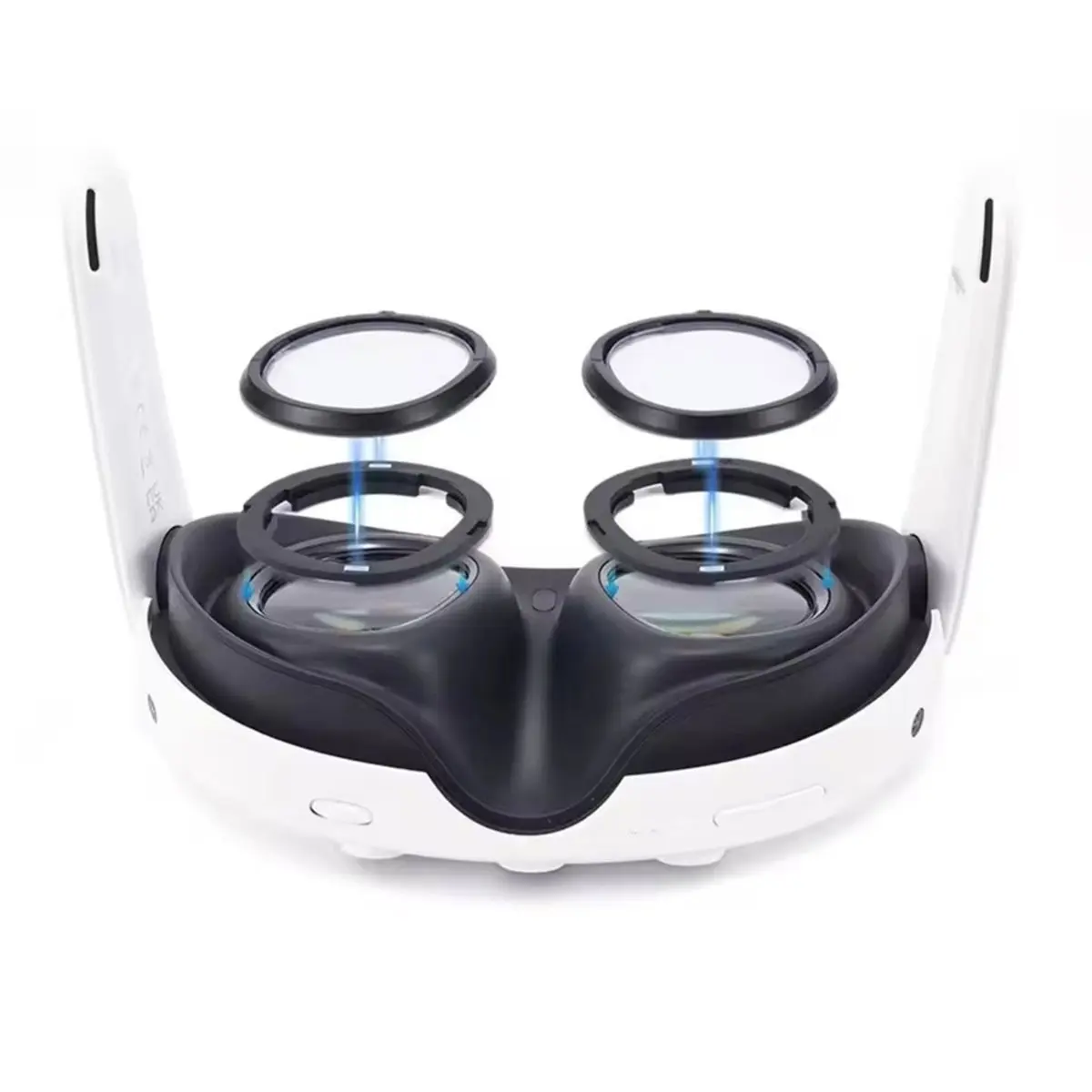 0 Degrees Lens Anti Blue Light Lens for 3 Glasses, Inserts for VR Accessories, Eye Protection