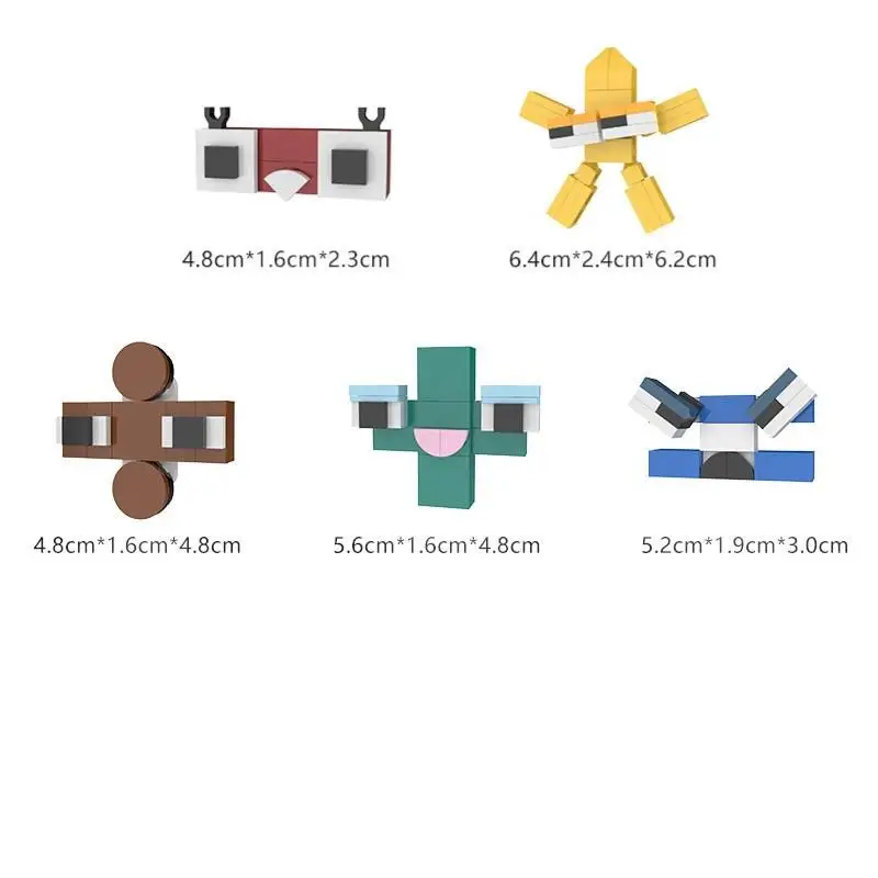 Kreative MOC Nummer Lore Alphabet Cartoon Tier 0-9 Anzahl Baustein Set Bildung Numberblock Puppe für Kinder Kinder geschenk