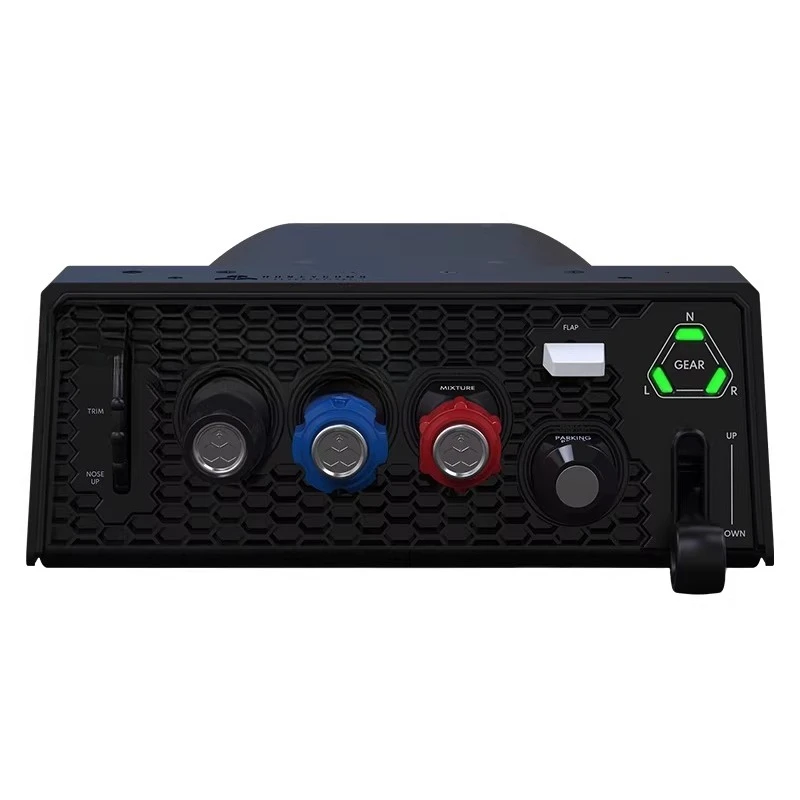 Multifunctional throttle controller for flight simulation
