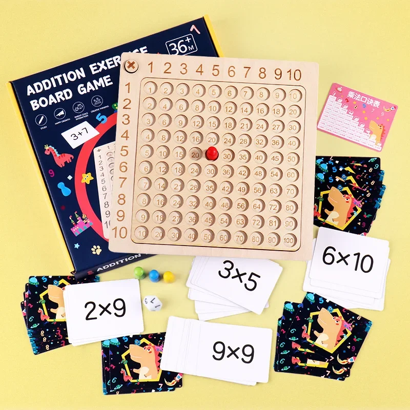 99 Multiplication Table Primary School Student 99 Addition Multiplication Early Education Puzzle Board