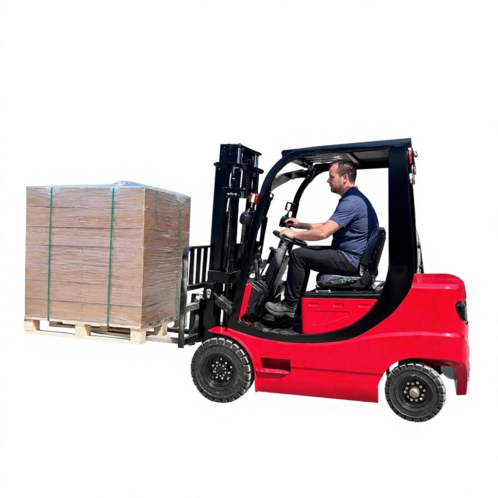 High Performance 60V AC Motor 3 Ton Electric Forklift 4 Wheel Balance Weight Forklift Maintenance Free Truck for Export