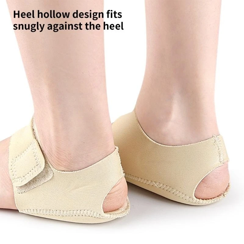 Comfortable Heel Support Sleeve Breathable Back Adjustable Closures Systems Suitable for Reducing Foot Fatigue
