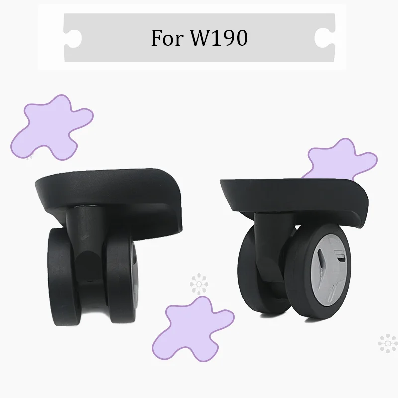 

For W190 Silent Wear-Resistant Castor Set 360-Degree Smooth Rotation Easy Installation Universal Replacement Parts