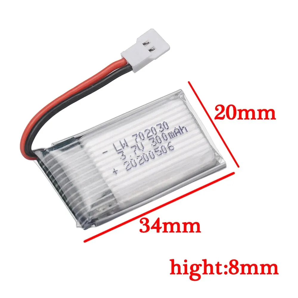 3.7V 150mAh 260mAh 300mAh 400mAh RC Palne akumulator lipo do zdalnego sterowania FX620 FX820 F22 SU57 Mige530 samoloty