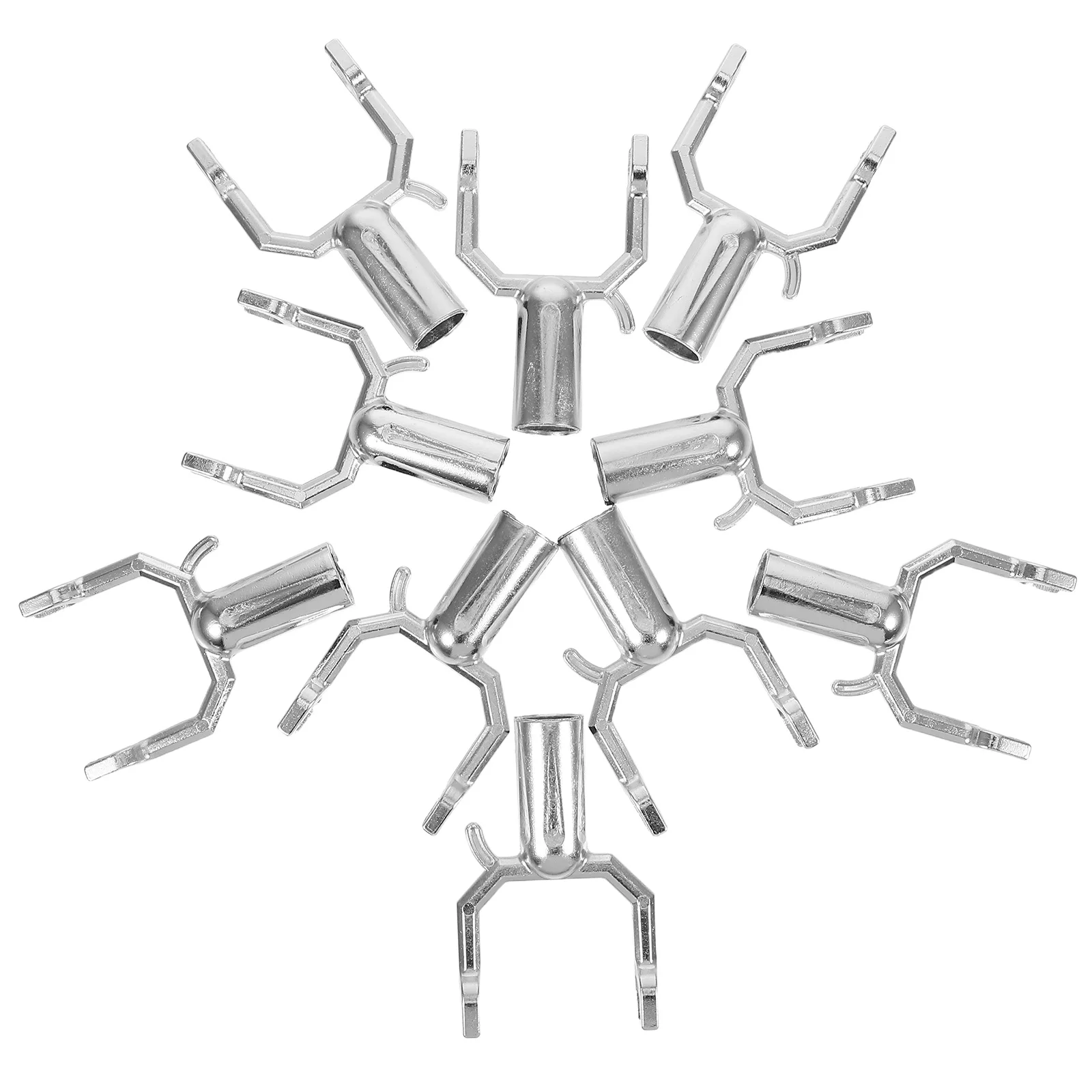 

10 pcs Fruit Tree Support Fork Heads Garden Plant Branch Supports Metal Tree Forks for Leaning Trees Resistant