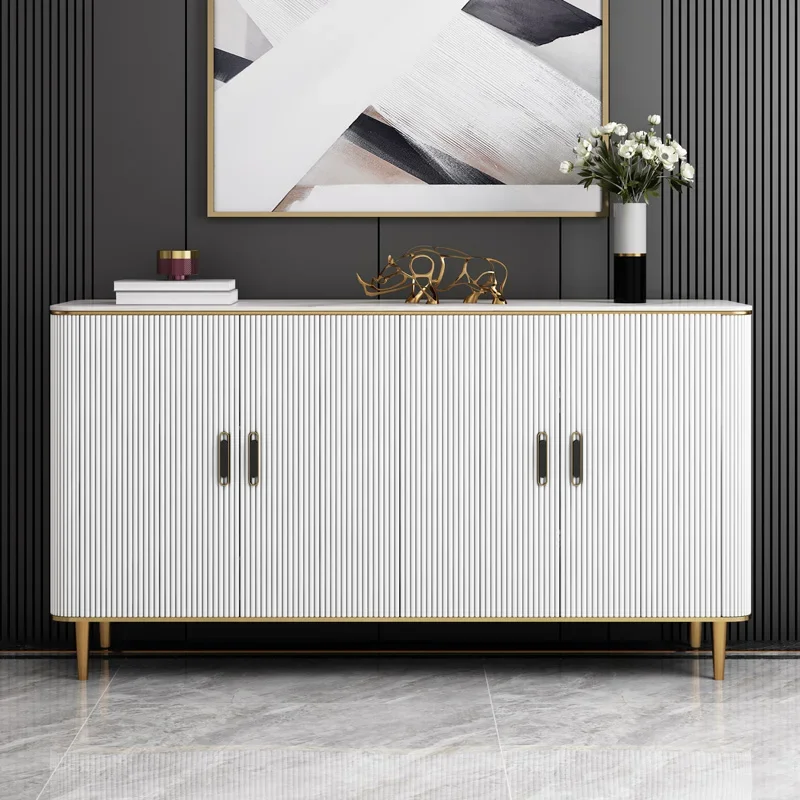 Modern Luxury Wooden Cupboard Dining Room Side Cabinet  Wood, MDF