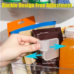 Space Saving Refrigerator Partition Board, 4 Pcs Kitchen Storage Bottle Rack Shelf Organizer, Convenient And Practical