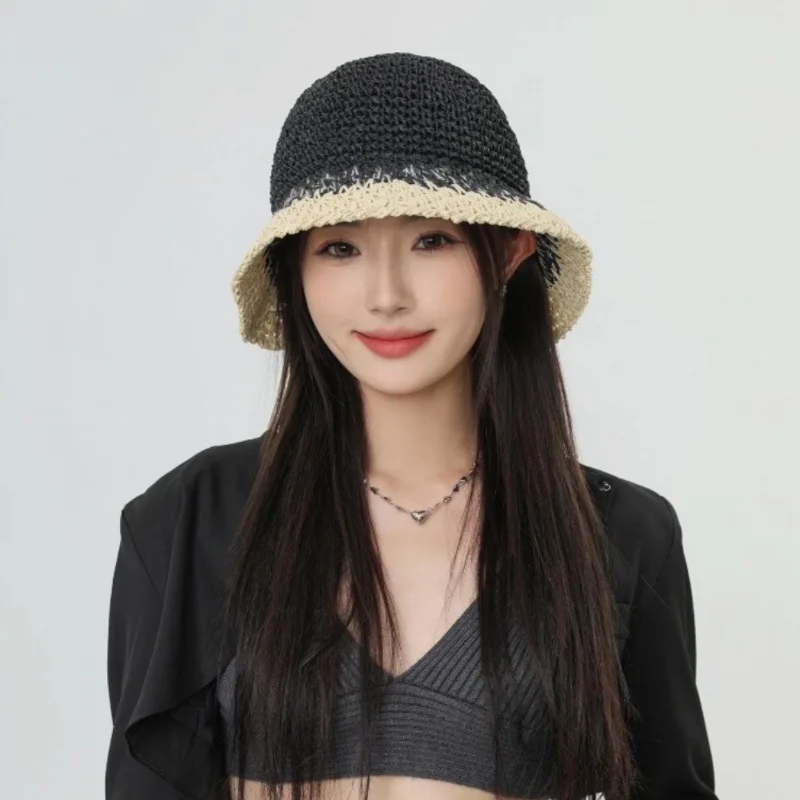 Фиолетовая шляпа для девочек в летнем путешествии, солнцезащитный козырек, пляжная рыбацкая шляпа, цветная шляпа для умывальника