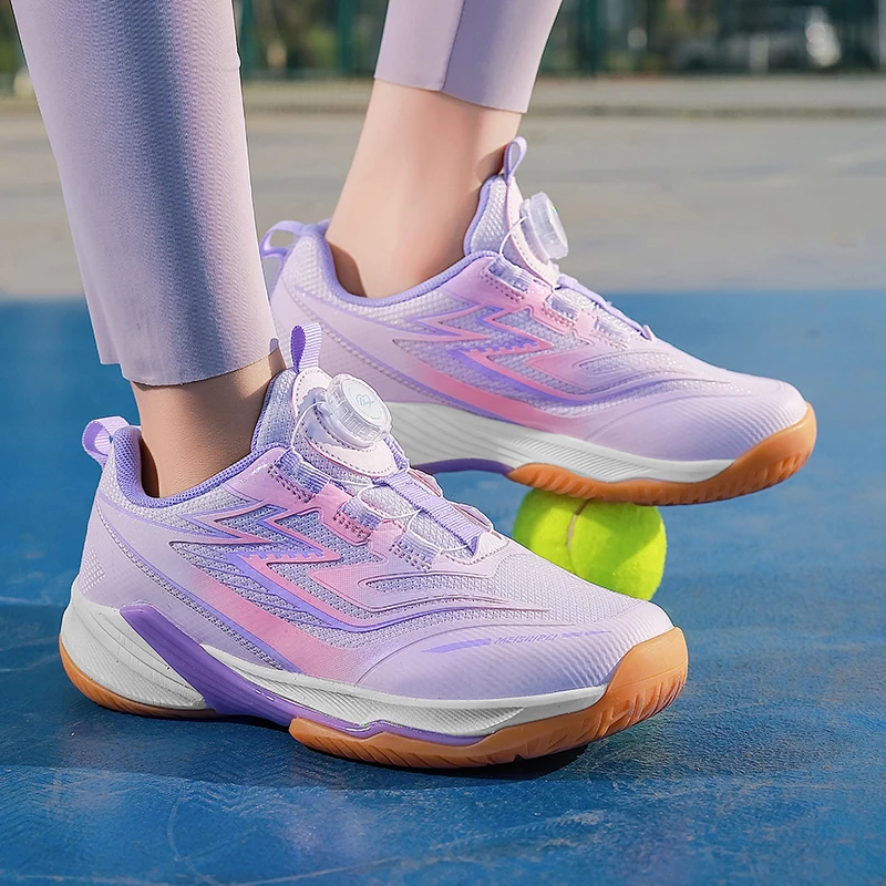 New Children's Badminton Shoes, Girls' Lightweight Tennis Shoes, Middle and Large Children's Anti Slip Training Shoes