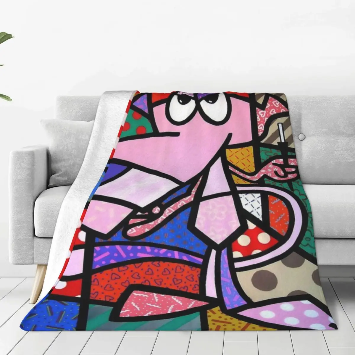 

Britto Anime blankets Warm Flange blankets Soft and comfortable blanket picnic blanket birthday gift