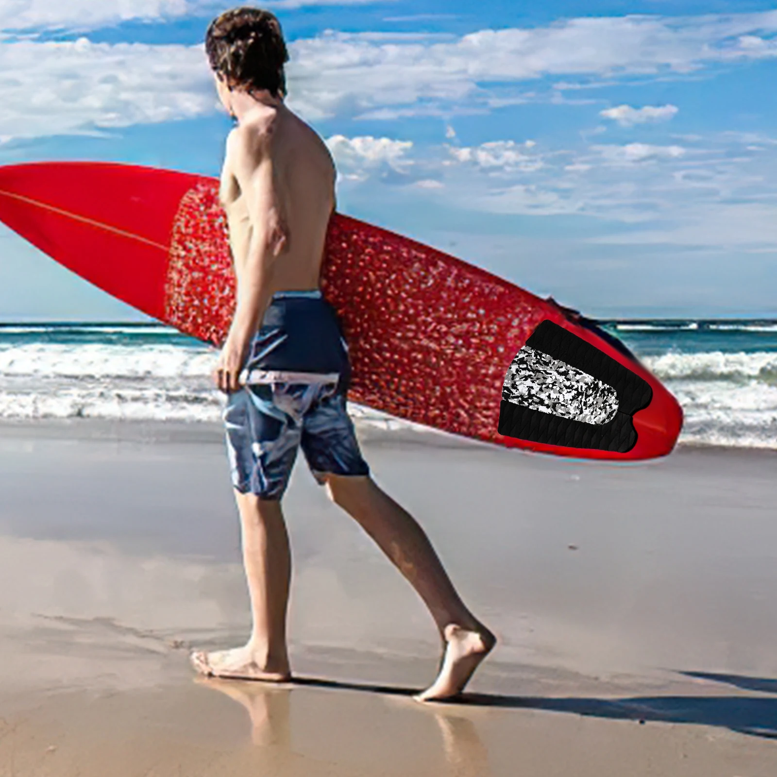 

1Set Adhesive Eva Surfboard Traction Pads Tail Pads Anti-Slip Non-Skid Surfboard Accessories Grip Surf Supplies