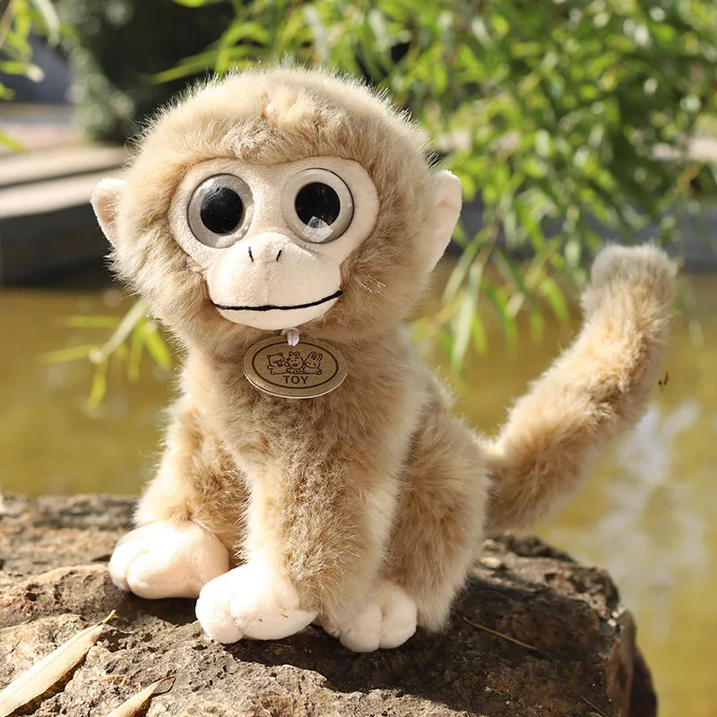 

Baby Soft Gift Animal Cartoon Big Eyes Monkey Children Plush Toy