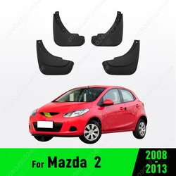 For Mazda 2/Demio GE Hatchback 2008-2013 Fender Mudguard Mud Flaps Guard Splash Flap Mudguards Car Accessories