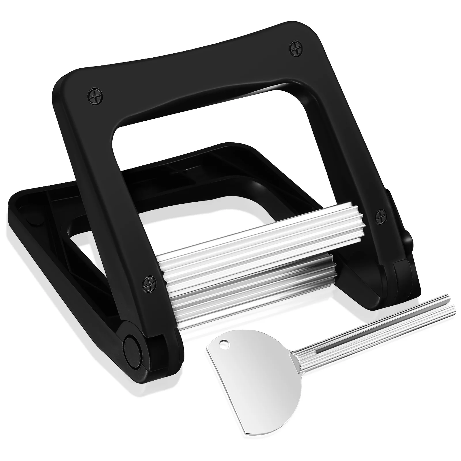 

1 Set Toothpaste Squeezer Manual Metal Tube Squeezer With Clip Durable Multi Function For Cream Paste Ketchup Ointment