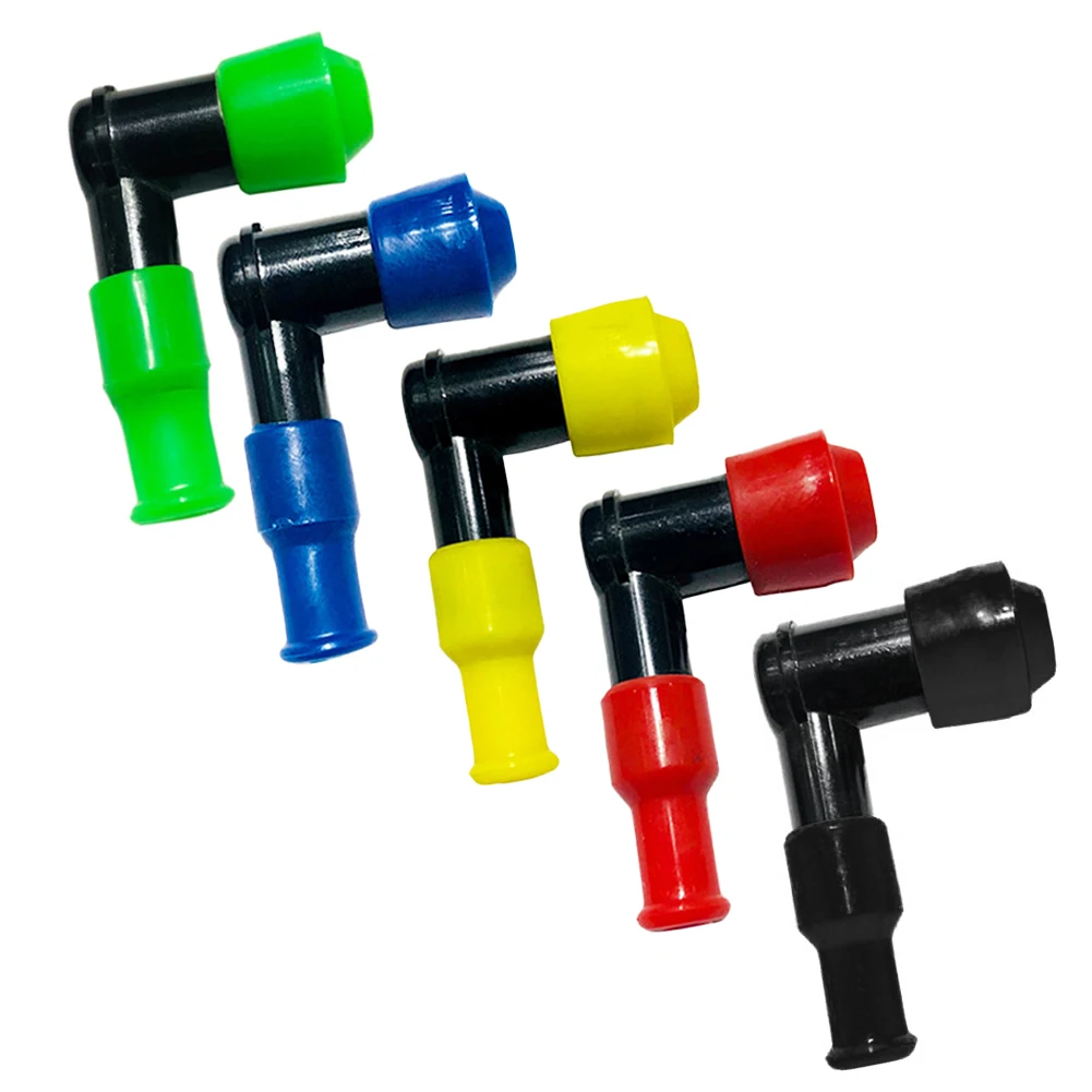 

Гибкий колпачок искры для электрического мотоцикла, желтый колпачок искры для мотоцикла, литой дизайн, яркие варианты цвета