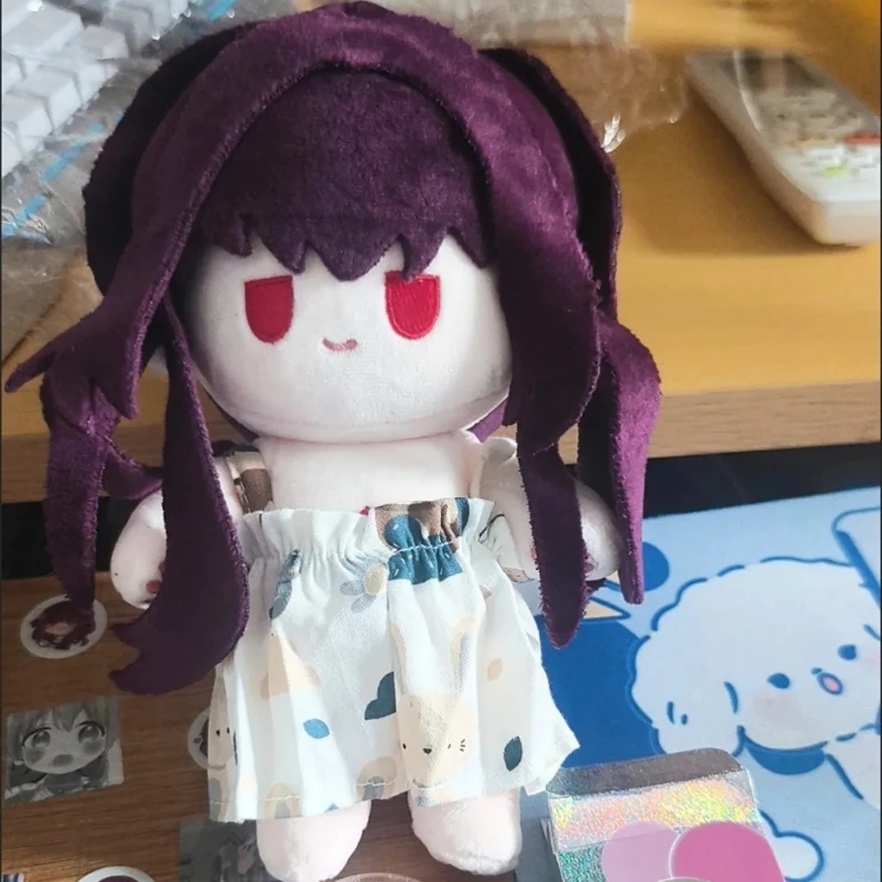 

20cm Anime Game Honkai: Star Rail Kafka Kawaii Cosplay Soft Cotton Doll Body Cartoon DIY Dress Up Clothing Toy Figures Fans Gift