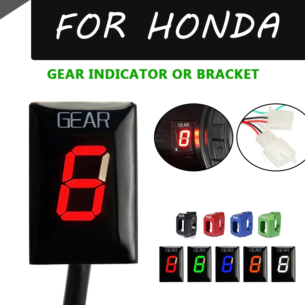 Motorcycle Accessories For HONDA X11 CBR600F4i VFR 750 800 GL 1800 CB1300SF X4 Gear Indicator Gear Counter Display Speed Report