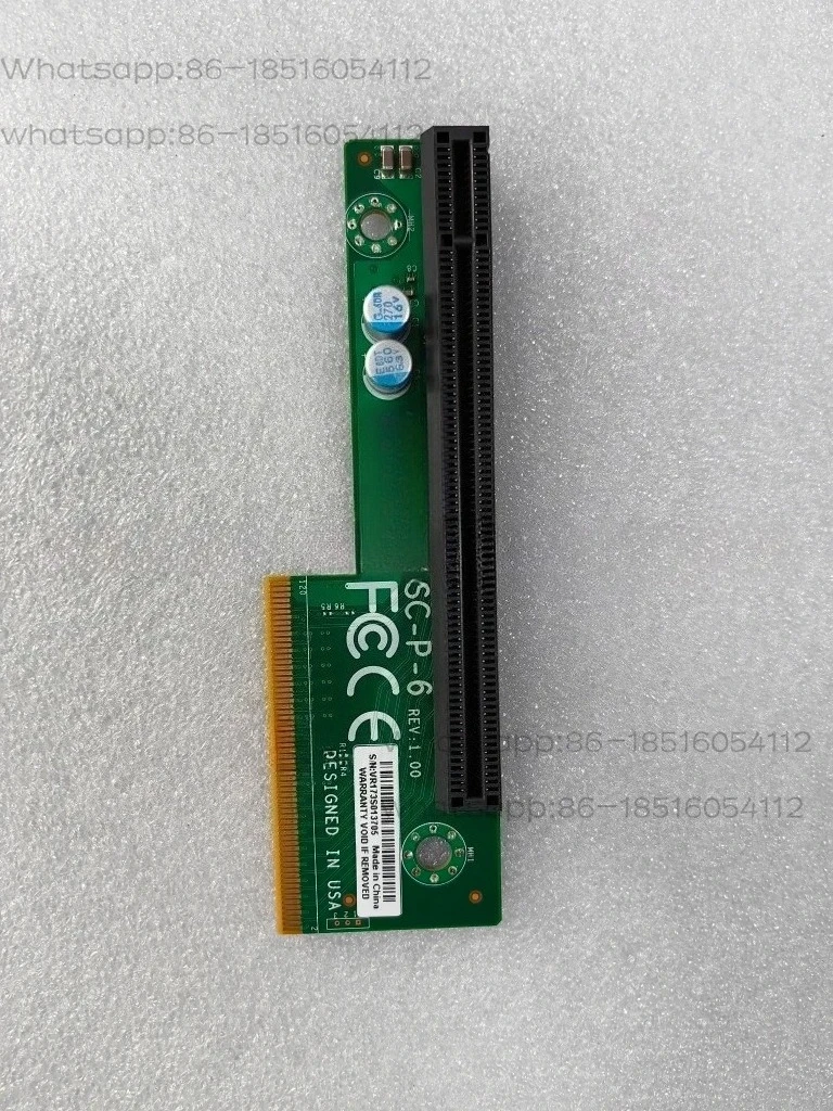 RSC-R1U-E16R RSC-P-6 PCI-E adapter slot 90 degrees