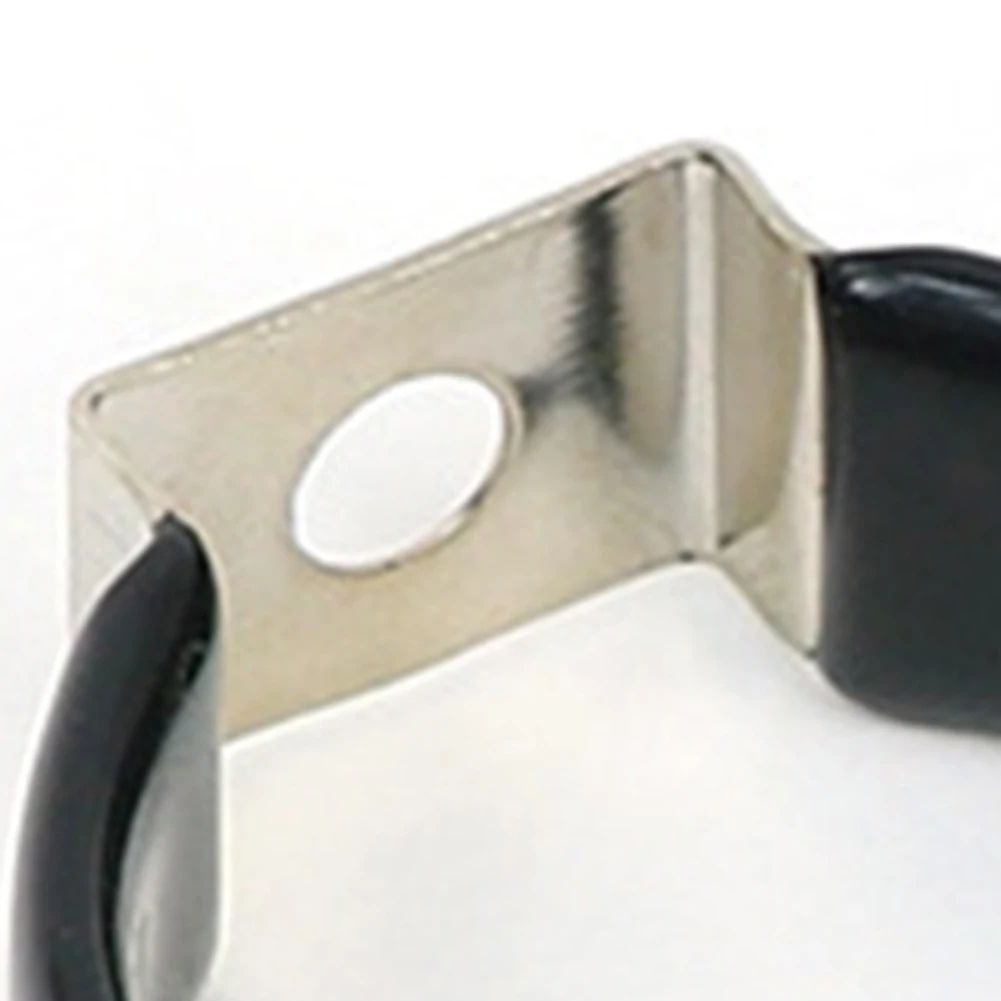10 Pack U-Shaped Clamps Stainless Steel Mounting Brackets With Non-Slip Pads For Fluorescent Light Replacement 38-52mm