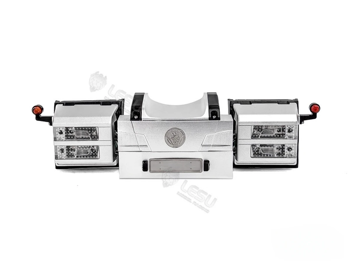 

Модель Lesu, комплект металлических задних фонарей/задних фонарей для радиоуправляемого грузовика Tamiya Tractor Trailer R470 R620 770S 1:14