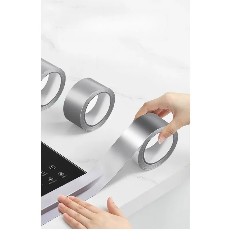 

Aluminum foil beautiful seam sticker kitchen oil-proof sticker wall self-adhesive waterproof edge sealing sink edge gap mildew